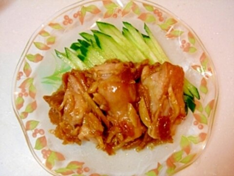 鶏もも肉のさっぱり蒸し煮★生姜風味！